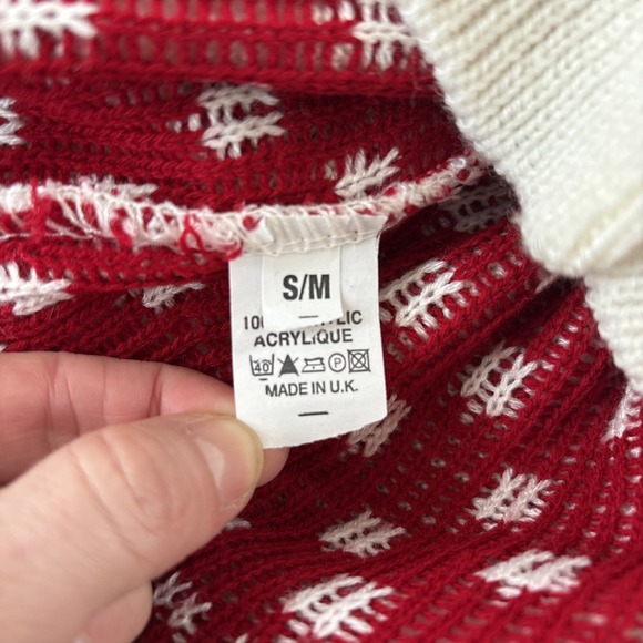 Boohoo Christmas Sweater Jumper Womens S/M Reindeer Novelty Knitted Festive - Picture 10 of 10